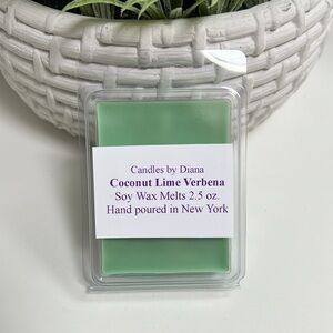 Candles By Diana Wax Melts ~ Coconut Lime Verbena 2.5 oz 3 for $20